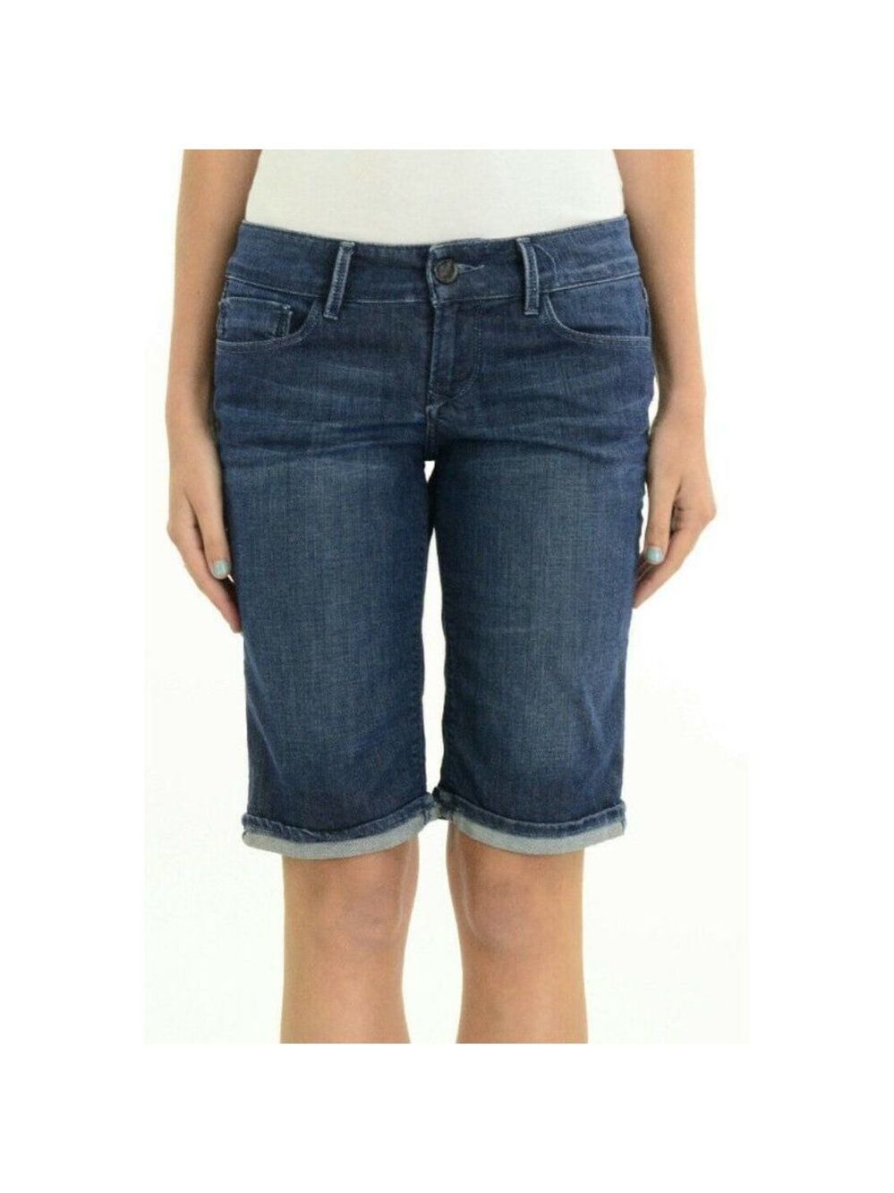 Black Orchid Jeans Stretch Denim Bermuda Shorts 27